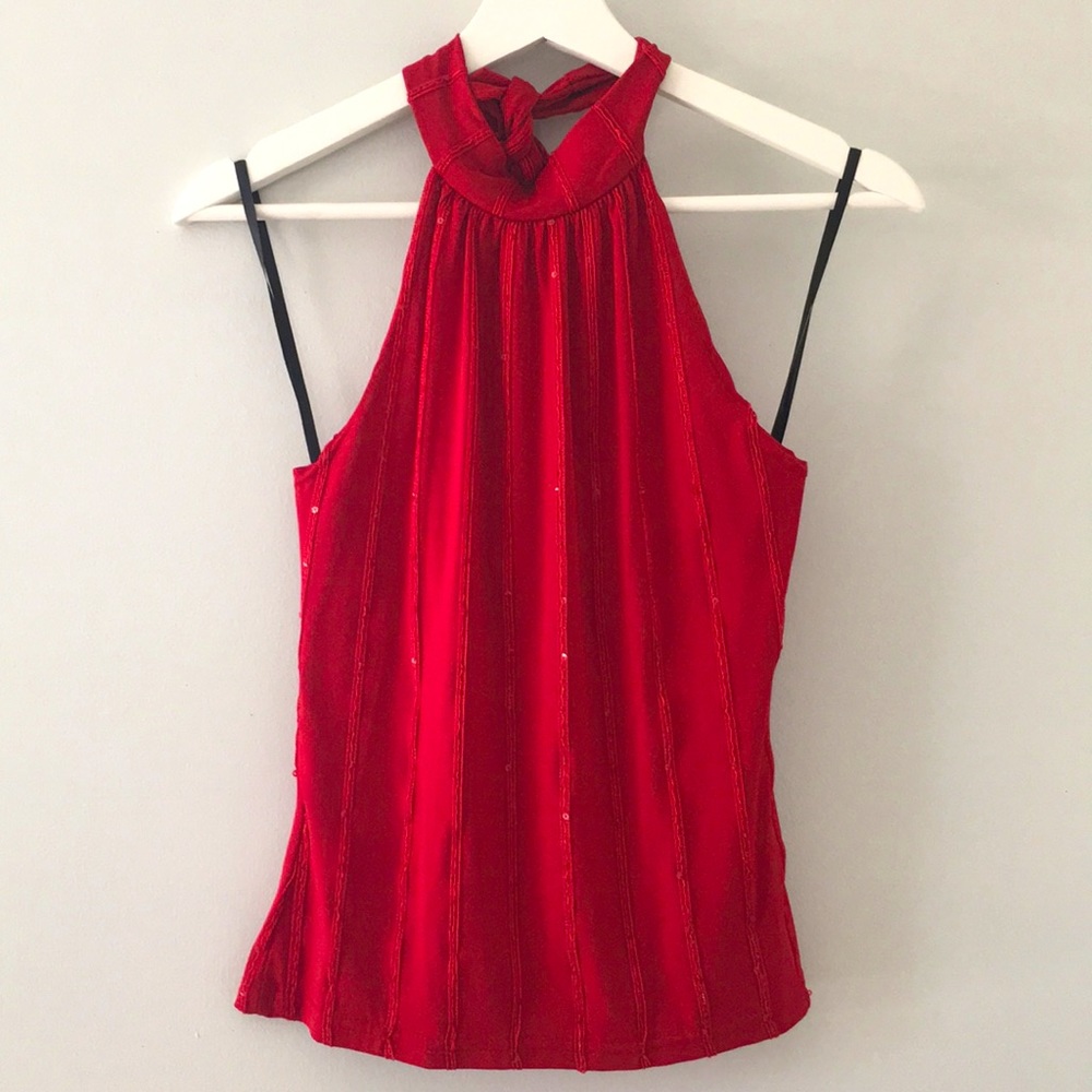 Red Halter Top IZ Byer California